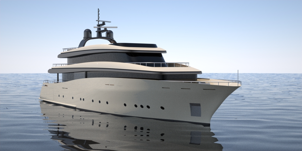 49 metre Leviathan SuperYacht design unveiled by 2pixel studio