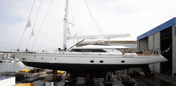 The 45 metre superyacht Fivea launch by Perini Navi Group