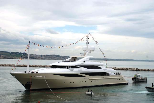 Superyacht ISA 630 launched by ISA Yachts