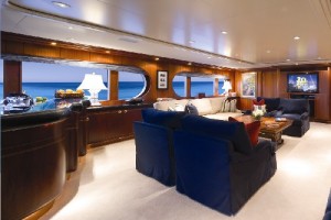 Feadship Superyacht NEVER ENOUGH receives a beautiful interior refit and is ready for summer Mediterranean luxury yacht charters.