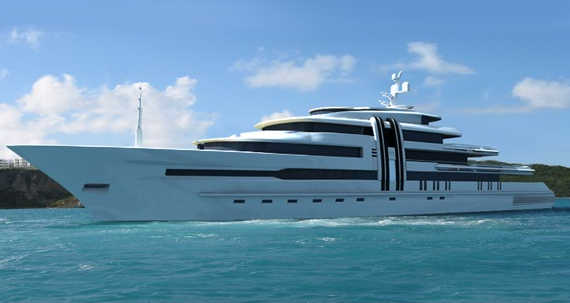 Ken Freivokh Designed Motor Yacht Z to be launched in 2010 by Marco Yachts Chile