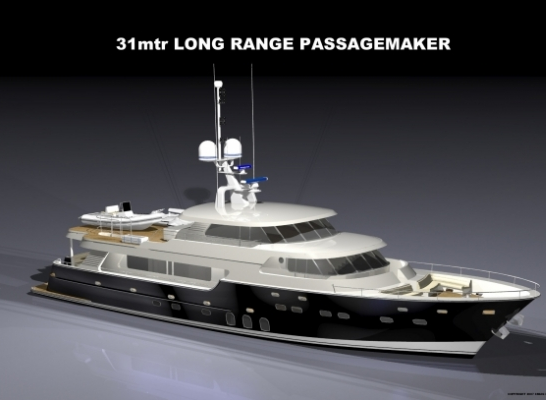 Progress Update: DP-08 Passage maker motor yacht  by Diverse Projects to be launched in 2010