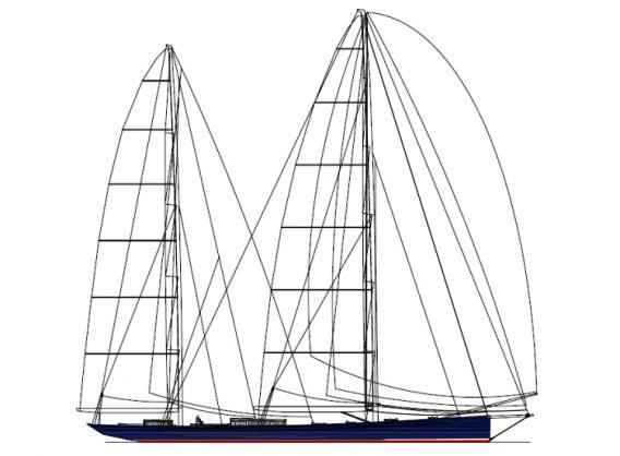 Dykstra & Partners Panamax Ketch