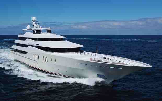 78m motor yacht Titan launched by Abeking & Rasmussen