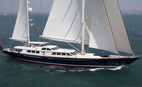52m Sparkman & Stephens Sailing yacht Nazenin V recognized at 2010 World Superyacht Awards