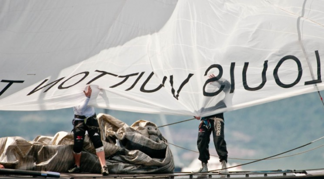 Louis Vuitton Trophy La Maddalena Day Five Report – Mascalzone Latino Audi Team beat Russian Synergy by 8 seconds