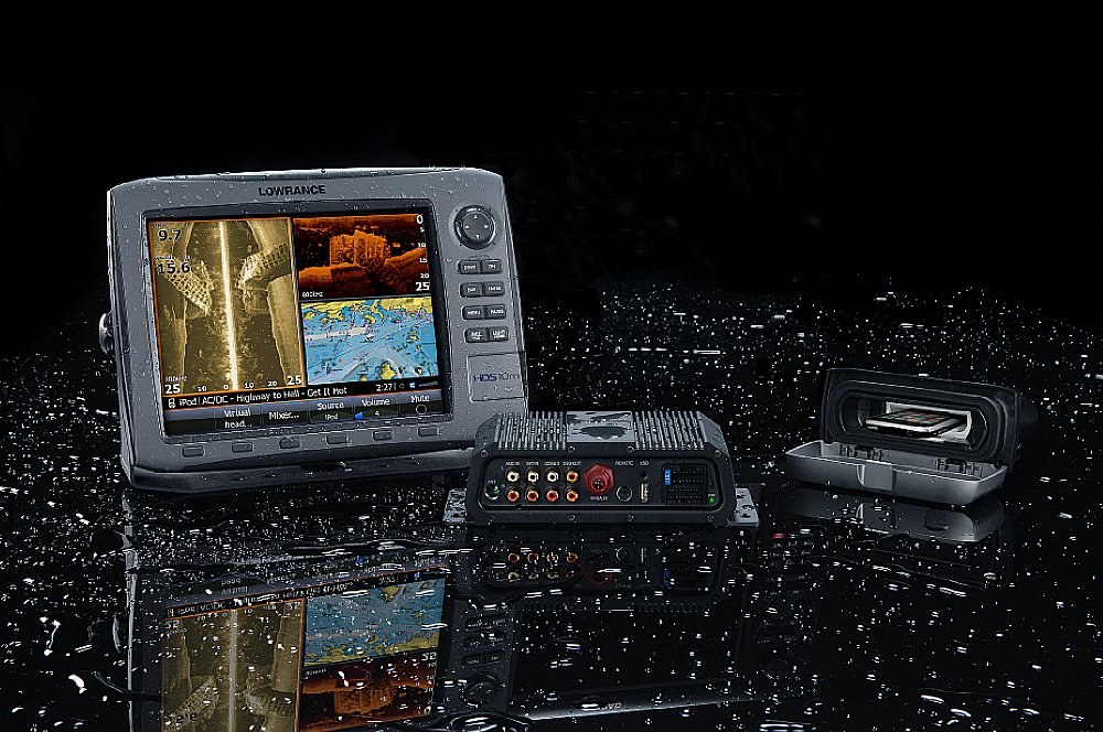 Lowrance launches SonicHub TM marine high definition audio server