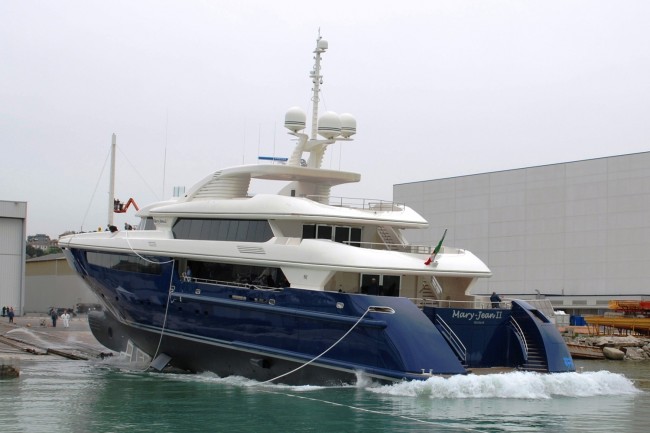The 60 metre Motor Yacht MARY-JEAN II launched by ISA Yachts