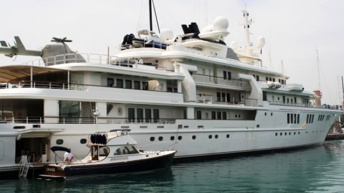 Megayacht Tatoosh for sale.