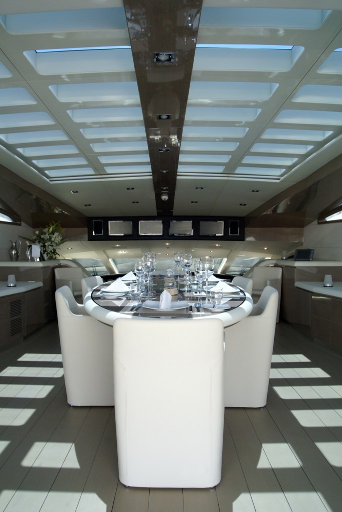 Motor Yacht NOOR a 37M Superyacht has her interior design by Hot Lab Yacht & Design Italy