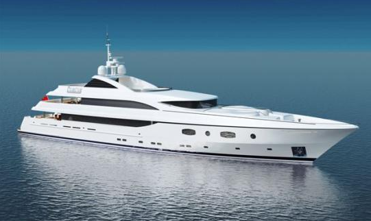 Proteksan Turquoise 55.40 m Yacht Turquoise NB52 hull under construction and due to be launched in 2010