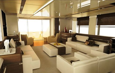 Motor yacht NOOR Salon