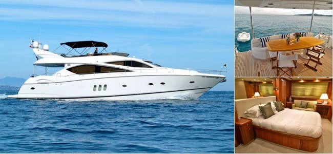 Sunseeker 75 yacht charter discount on Yacht New Beginnings of London