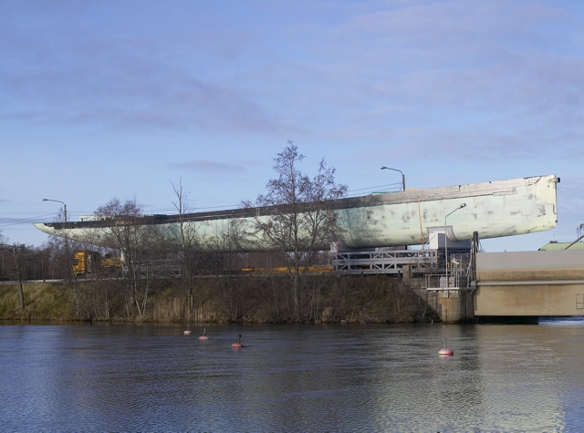 Panamax ketch move to Jakobstad
