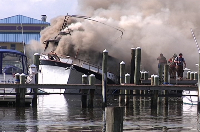 Motor yacht Princess Lauren lost and sunk after fire