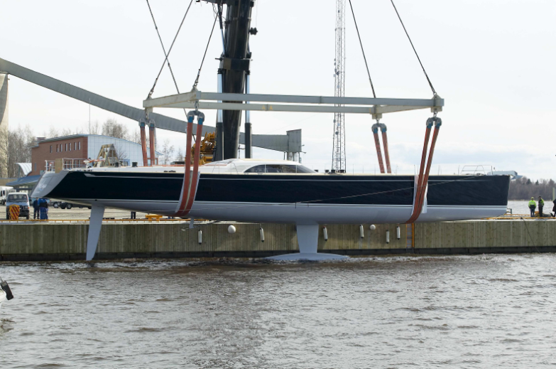 34 m Superyacht Nilaya launched by Baltic Yachts
