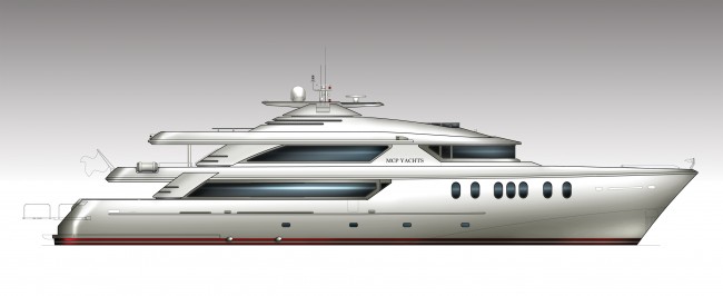 MCP Yachts signs order for Yacht Hemisphere 140 (42.5m)