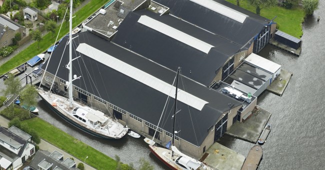 The Van Dam Nordia shipyard