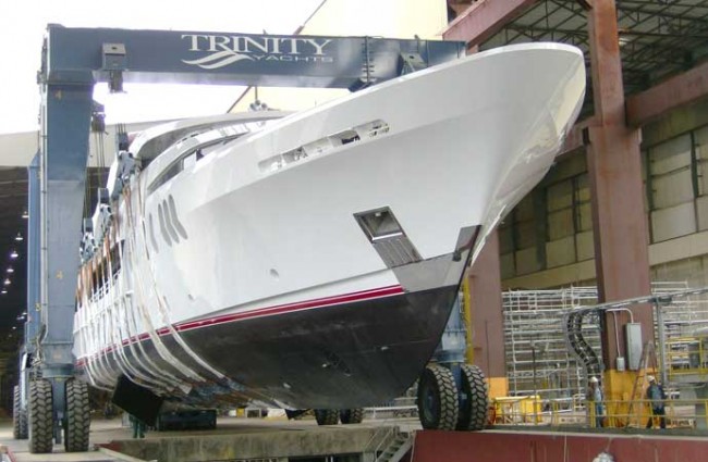 Superyacht Mi Sueno 57.9m is launched by Trinity Yachts