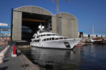 Super Yacht SISA Launched by Benetti at 45m