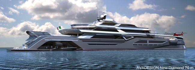 70m New Diamond Superyacht - Motor Yacht Profile