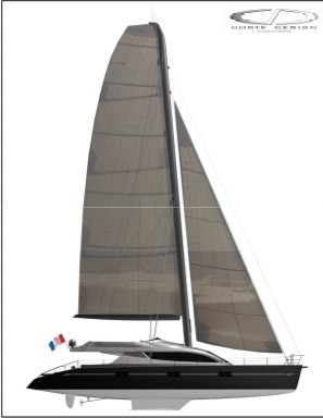 Getting ready for the launch of the H2X shipyard’s first Blue Coast Yacht maxi-catamaran Blue Coast 95’