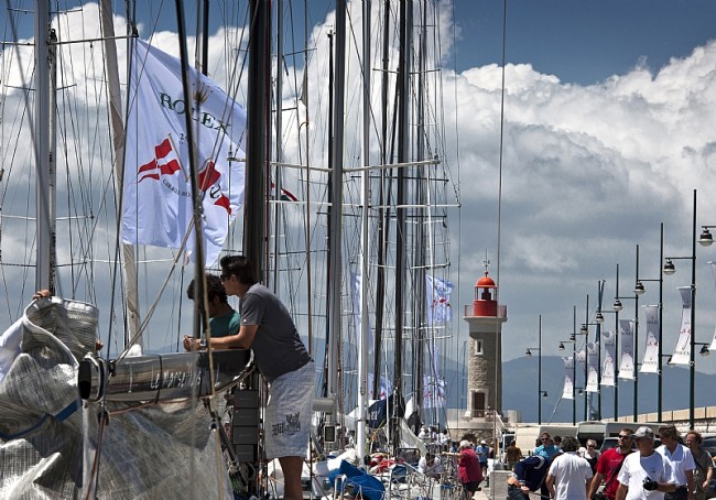 Dock Side ambiance in St Tropez harbour