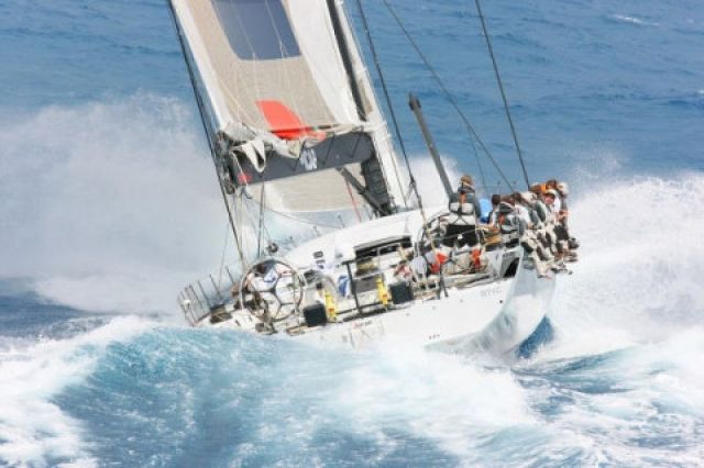 Maxi Sailing yacht ICAP Leopard favourite for Cowes-Dinard-St Malo Race.