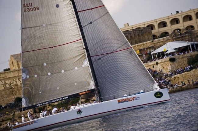 Sailing YachtROSEBUD - TEAM DYT at the Start of the Rolex Middle Sea Race Malta - Photo by Rolex, Kurt Arrigo