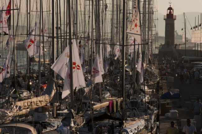 St.Tropez, 13.06.2009 Giraglia Rolex Cup 2009 Dock Side. Photo - ROLEX Carlo Borlenghi