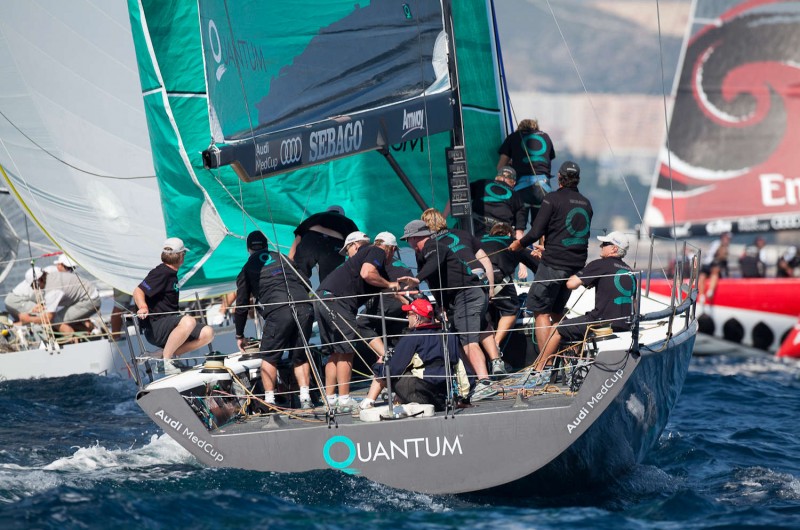 Audi MedCup: TP52 Day 2 Quantum in the lead.