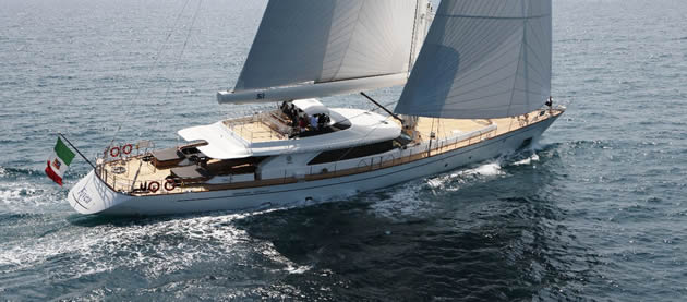 The 45metre n.48 Perini Yacht Fivea delivered to her Owner