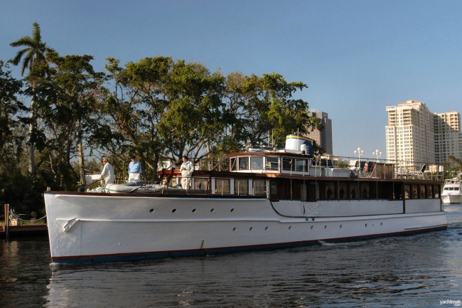 Ex presidential yacht Honey Fitz undergoing refit