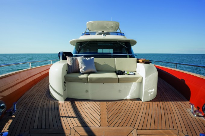 Azimut Magellano 74 superyacht foredeck