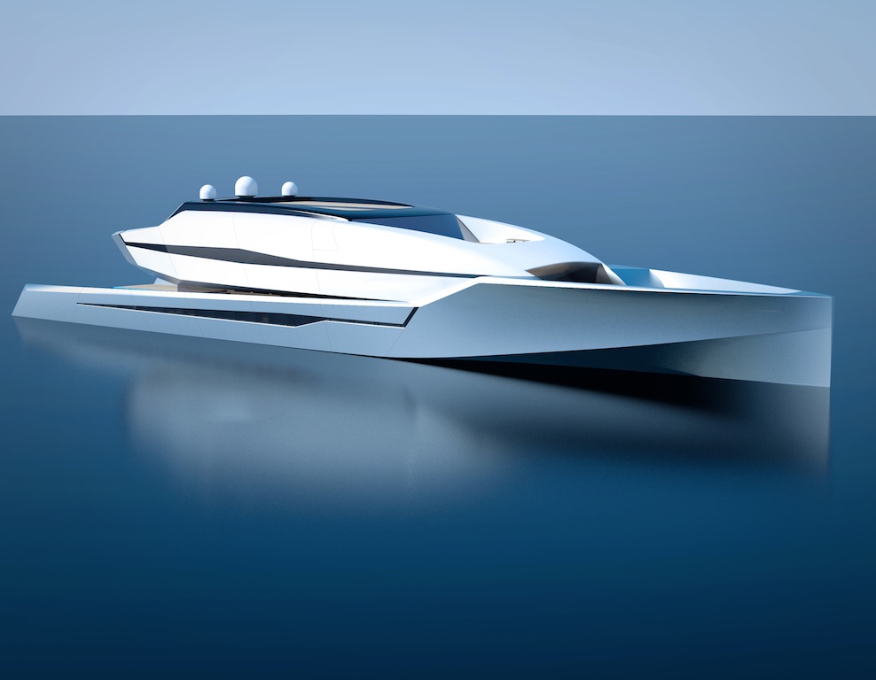 MotorYacht RA Bow - Image courtesy of Adam Voorhees Design