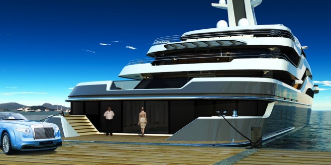 Yacht Orchid Boarding in Antibes - Image Courtesy of Luiz De Basto