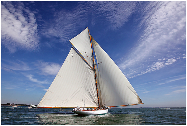 Classic yacht MARIQUITA at Westward Cup Regatta 2010 - photo Chris Boynton