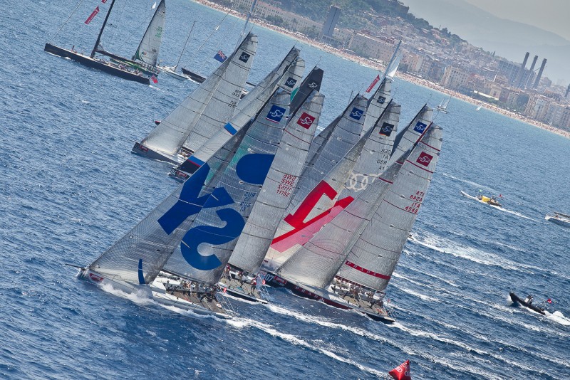 Artemis and Madrid-Caser Seguros win at the Camper Regatta Conde de Godo Trophy Barcelona.
