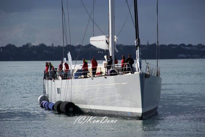 Fitzroy Superyacht Zefira - Photographed in Auckland New Zealand and copyright by Ken Done Fitzroy Superyacht Zefira - Photographed in Auckland New Zealand and copyright by Ken Done