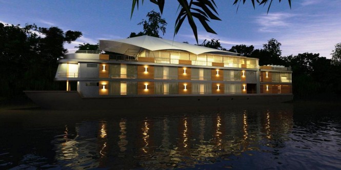 Luxury Motor Vessel ARIA and AQUA in the mighty Amazon.