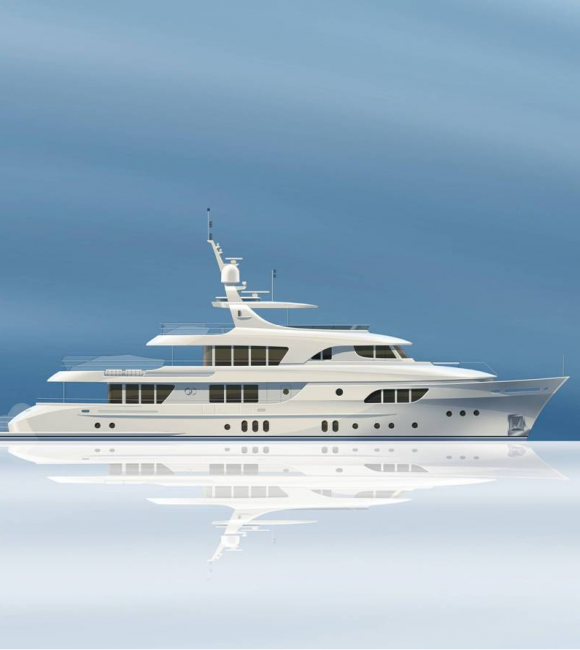The Moonen 133 superyacht