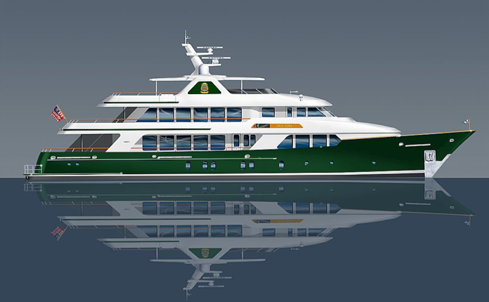 Motor Yacht SEA OWL launched by Burger Boat