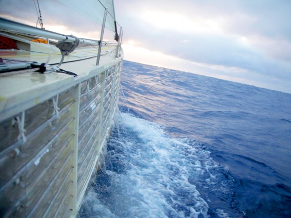 Plastiki bottle boat nearing end of ocean environmental mission