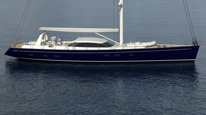 Project Meteor 100 by Dixon Yacht Designs