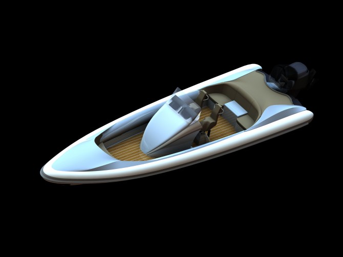 RIB manufacturer Scorpion Display STRIKE Tender at Southampton Boat Show 2010