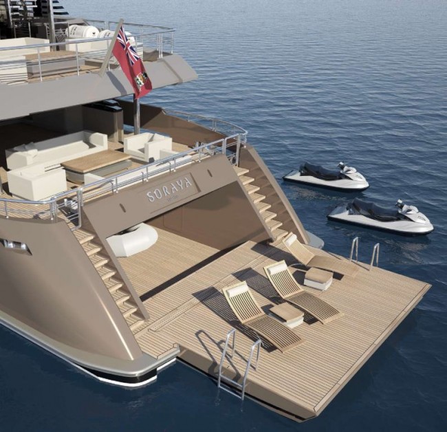 Soraya 46 aft deck