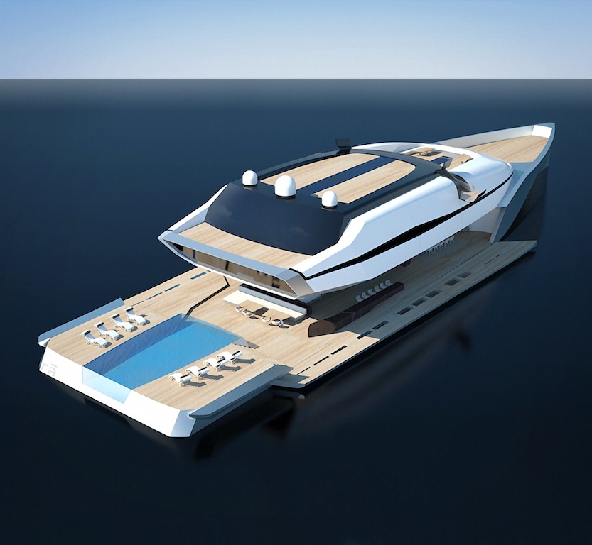 Super Yacht RA Stern - Image courtesy of Adam Voorhees Design