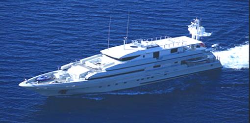 Yacht Madiblue on Fire in Greece