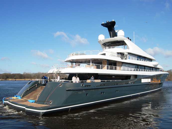 Super Yacht PHOENIX 2  delivered to her Owner