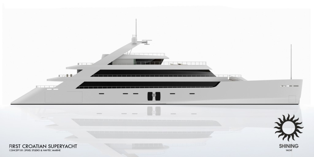 Super Yacht SHINING by 2pixel design studio